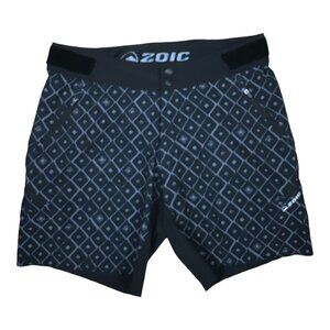 Zoic Ether Cycling Shorts Men's SMALL Black Adjustable Straps Biking Stretch